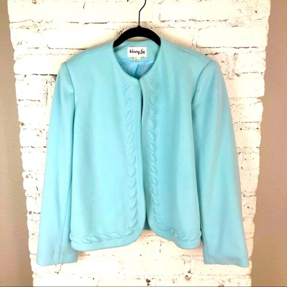 Vintage Henry Lee Baby Blue Dress Jacket